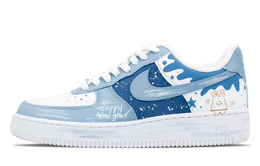 Nike: Голубые кроссовки  Air Force 1 Low