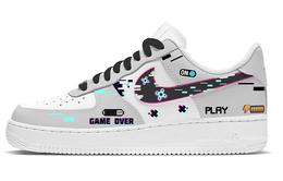 Nike: Чёрные кроссовки  Air Force 1