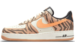 Nike: Оранжевые кроссовки Air Force 1 Low