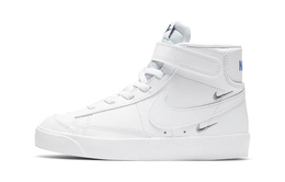 Nike: Белые кроссовки Blazer Mid