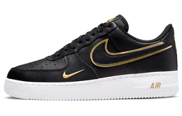 Nike: Чёрные кроссовки Air Force 1 Low