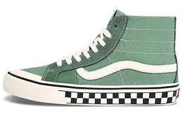 Vans: Зелёные туфли Sk8-Hi