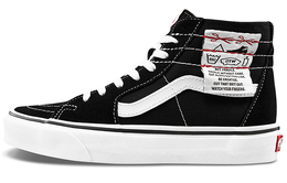 Vans: Чёрные кроссовки  SK8-Hi Tapered