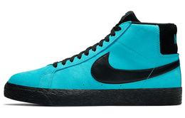 Nike: Синие кроссовки  Blazer Mid