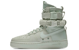 Nike: Зелёные кроссовки  Air Force 1 High