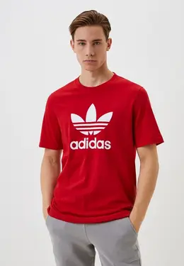 adidas Originals: Красная футболка 