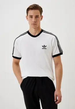 adidas Originals: Белая футболка 