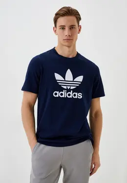 adidas Originals: Синяя футболка 