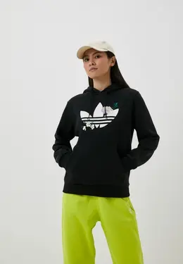 adidas Originals: Чёрная толстовка 