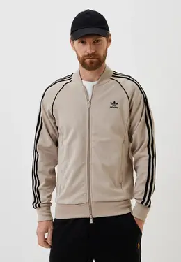 adidas Originals: Бежевая толстовка 