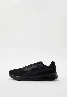 PUMA: Чёрные кроссовки 