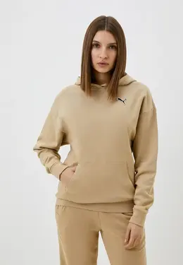 PUMA: Коричневая толстовка 