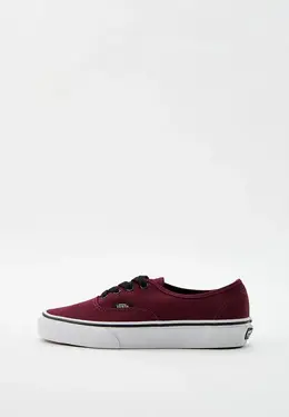 Vans: Бордовые кеды