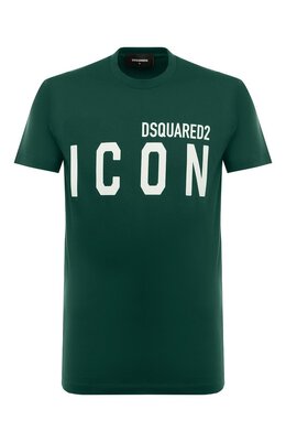 Dsquared2: Хлопковая футболка Icon