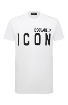 Dsquared2: Хлопковая футболка Icon