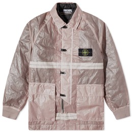 Stone Island: Розовый пуховик 