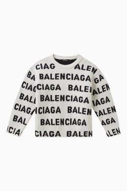 Balenciaga: Свитшот из шерсти