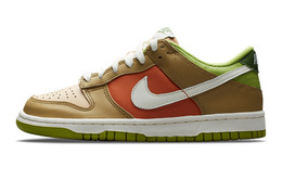 Nike: Коричневые кроссовки  Dunk Low