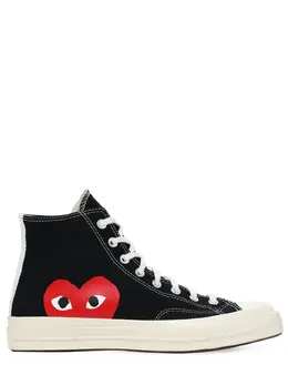 COMME DES GARÇONS PLAY: Чёрные кроссовки Play