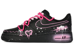 Nike: Чёрные кроссовки Air Force 1 Low