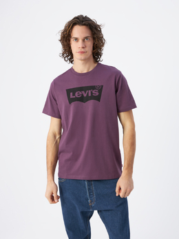 Levi's: Фиолетовая футболка