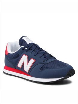 New Balance: Синие кроссовки  500