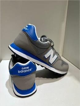 New Balance: Серые кроссовки  500