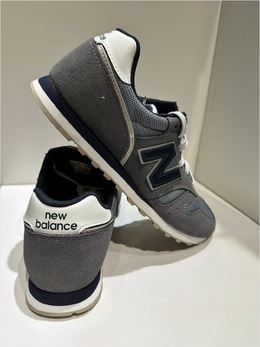 New Balance: Синие кроссовки  373