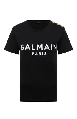 Balmain: Хлопковая футболка