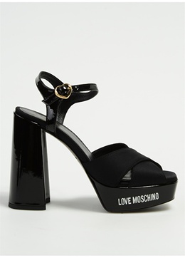 LOVE MOSCHINO: Чёрные туфли 