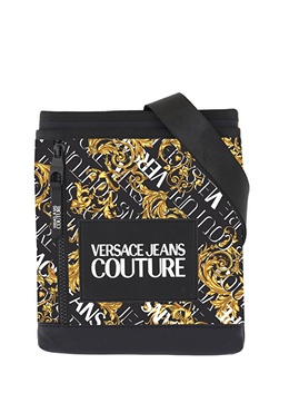 Versace Jeans Couture: Чёрная сумка 