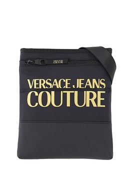 Versace Jeans Couture: Чёрная сумка 