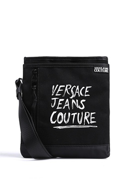 Versace Jeans Couture: Чёрная сумка 