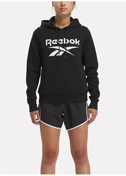 Reebok: Чёрная толстовка 