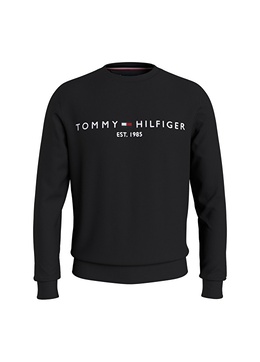 Tommy Hilfiger: Чёрная толстовка 