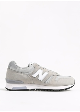 New Balance: Серые кроссовки 
