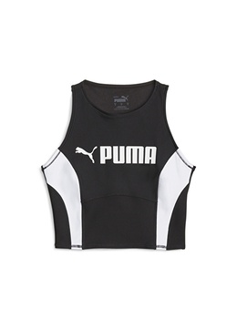 PUMA: Чёрный бюстгальтер 