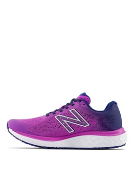 New Balance: Фиолетовые кроссовки 