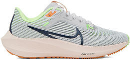 Nike: Голубые кроссовки 