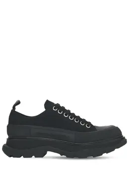 ALEXANDER MCQUEEN: Чёрные кроссовки  Tread Slick