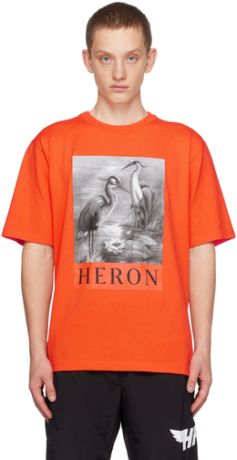 Heron Preston: Оранжевая футболка 