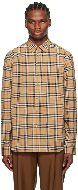 Burberry: Винтажная рубашка  Vintage Check