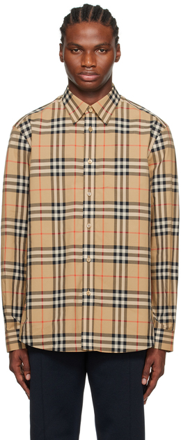 Burberry: Винтажная рубашка Vintage Check