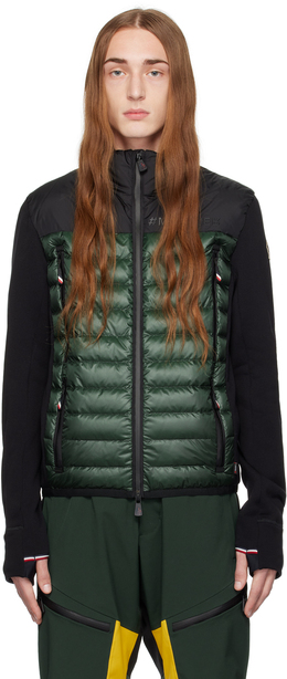 Moncler Grenoble: Чёрный пуховик 