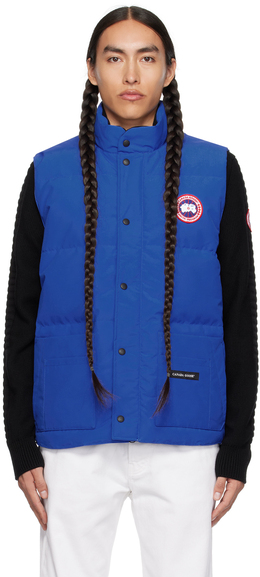 Canada Goose: Синий пуховик Freestyle