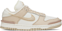 Nike: Белые кроссовки  Dunk Low