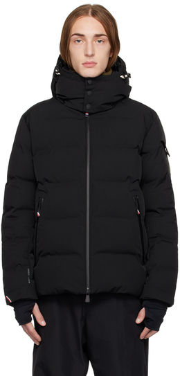 Moncler Grenoble: Чёрный пуховик 