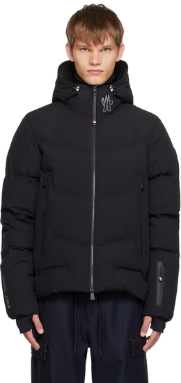 Moncler Grenoble: Чёрный пуховик 