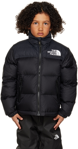 The North Face Kids: Чёрный пуховик