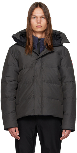 Canada Goose: Серый пуховик  MacMillan